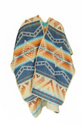 Sunset– Handmade & Reversible Poncho for Men and Women - Mama Ponchos