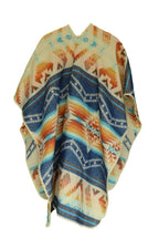 Sunset– Handmade & Reversible Poncho for Men and Women - Mama Ponchos