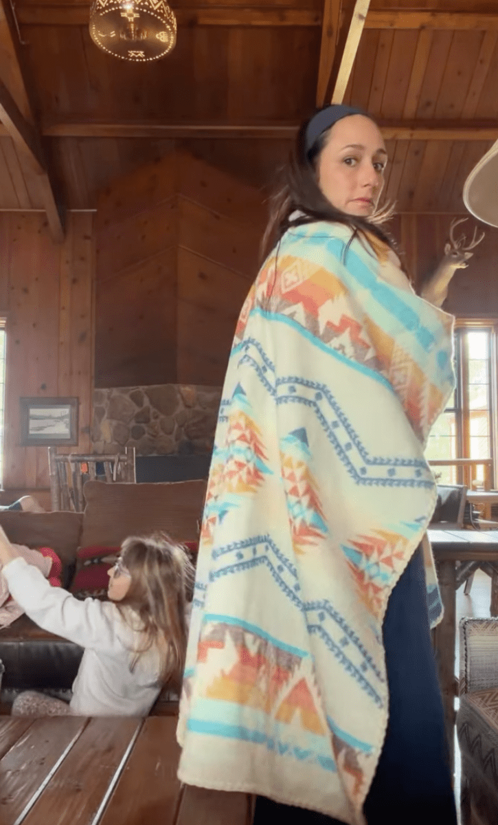Sunset Reversible Poncho - Mama Ponchos