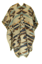Terracotta– Handmade & Reversible Poncho for Men and Women - Mama Ponchos