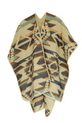 Terracotta– Handmade & Reversible Poncho for Men and Women - Mama Ponchos